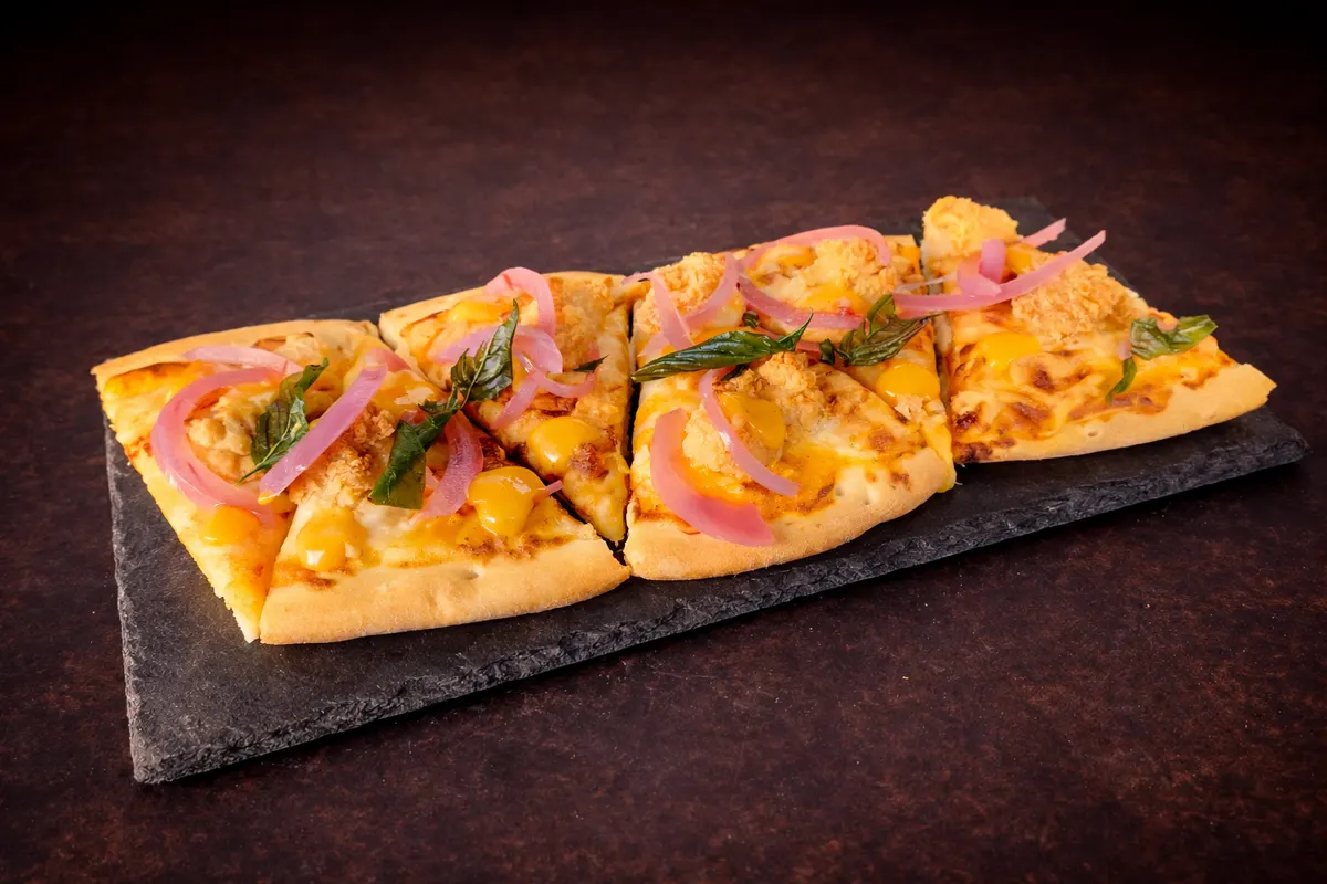 金沙脆雞披薩｜Salty Eggyolk Chicken Popcorn Pizza