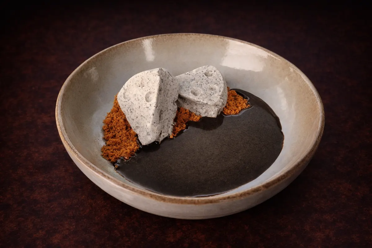 黑芝麻起司蛋糕｜Black Sesame Cheese Cake